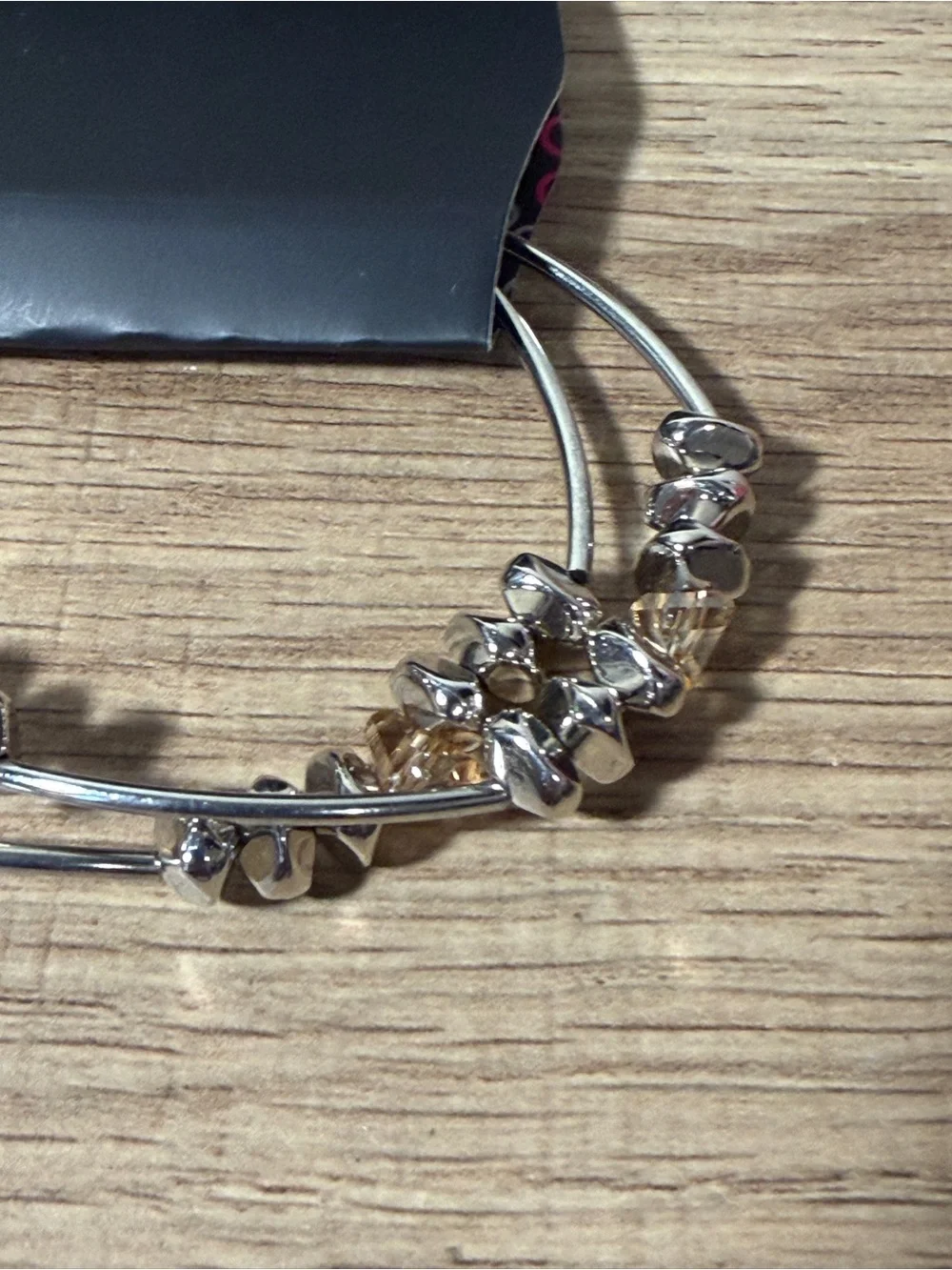 paparazzi Silver and Gold Beaded Bangle Set
